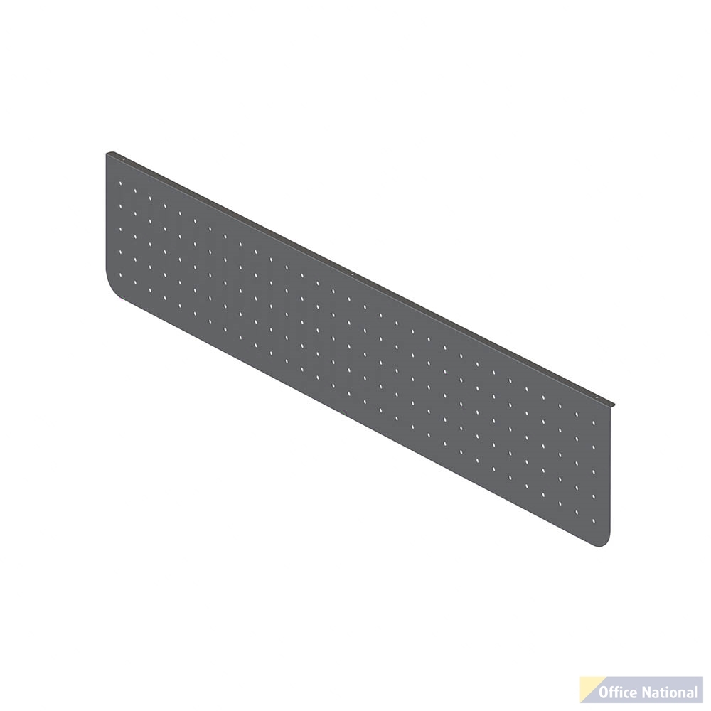 RAPIDLINE ARCH PERFORATED MODESTY PANEL 1600 X 300 X 20MM BLACK