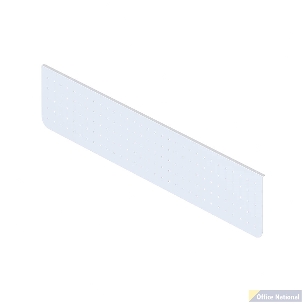 RAPIDLINE ARCH PERFORATED MODESTY PANEL 1600 X 300 X 20MM WHITE