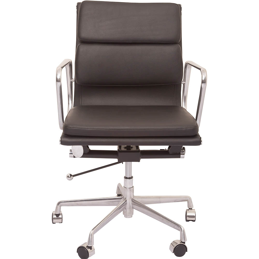 RAPIDLINE PU900M EXECUTIVE CHAIR MEDIUM BACK ARMS PU BLACK