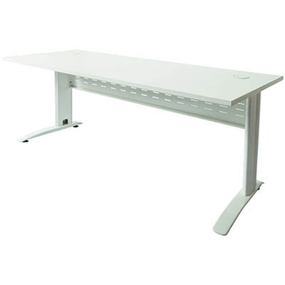 RAPID SPAN DESK METAL MODESTY PANEL 1800 X 700MM WHITE