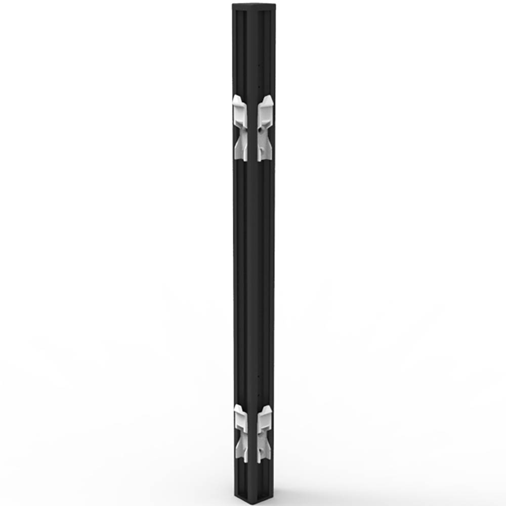 RAPIDLINE SHUSH30 SCREEN DESK MOUNT JOINING POLE 495MM BLACK