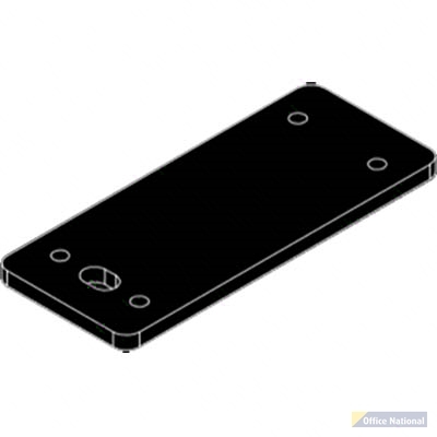 RAPIDLINE SHUSH30 SCREEN PLATE L SHAPE BLACK