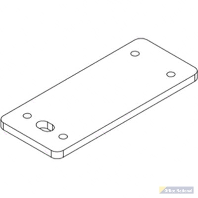 RAPIDLINE SHUSH30 SCREEN PLATE L SHAPE WHITE