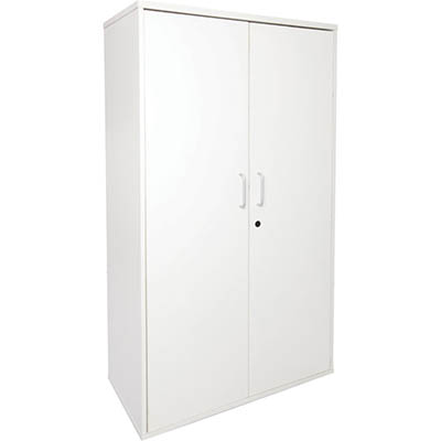 RAPID VIBE CUPBOARD LOCKABLE 900 X 450 X 1800MM WHITE