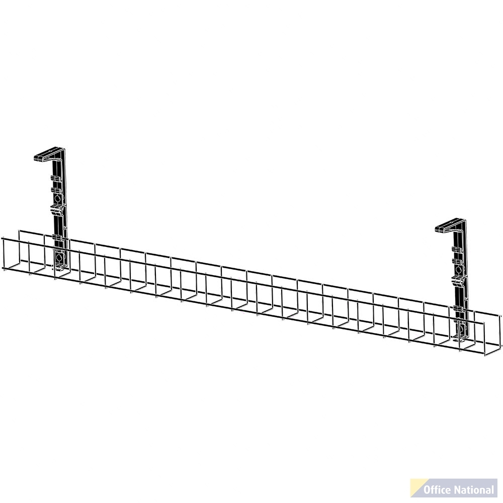 RAPIDLINE SINGLE TIER CABLE BASKET ONLY 1550MM BLACK