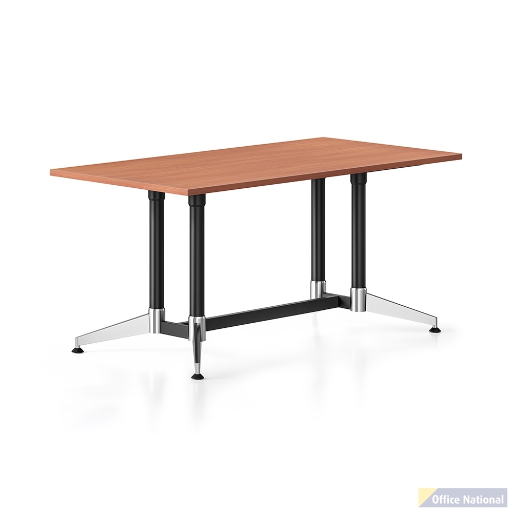 RAPIDLINE TYPHOON MEETING TABLE RECTANGLE 1500W X 750D MM CHERRY TOP