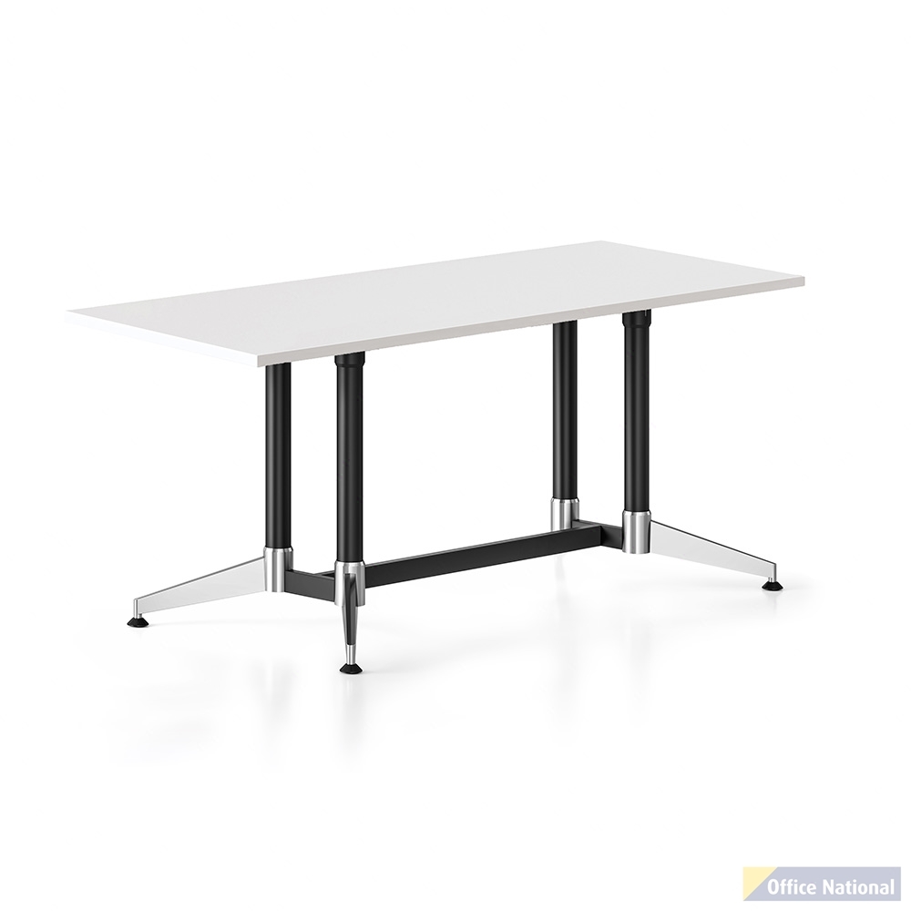 RAPIDLINE TYPHOON MEETING TABLE RECTANGLE 1500W X 750D MM NATURAL WHITE TOP