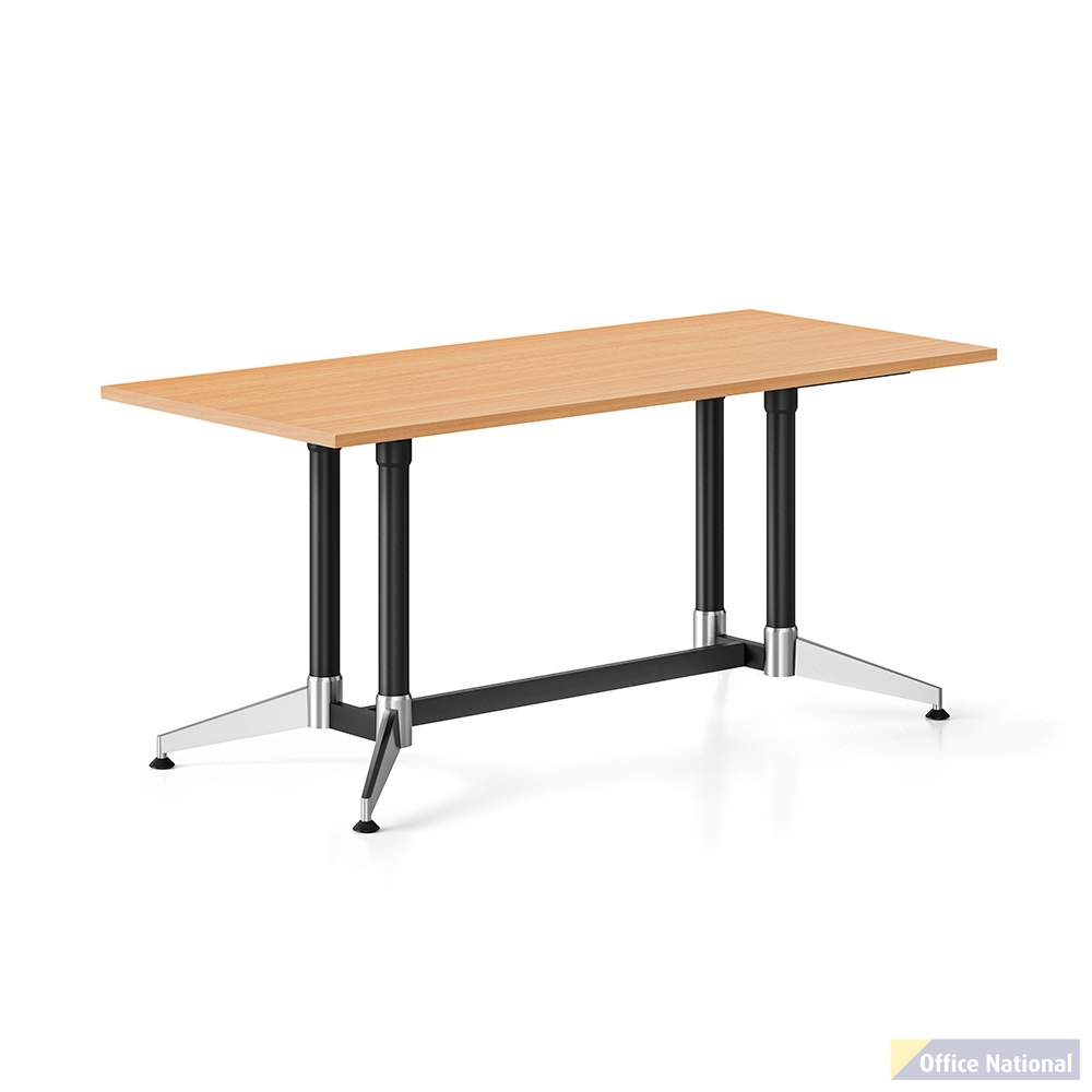 RAPIDLINE TYPHOON MEETING TABLE RECTANGLE 1800W X 750D MM BEECH TOP