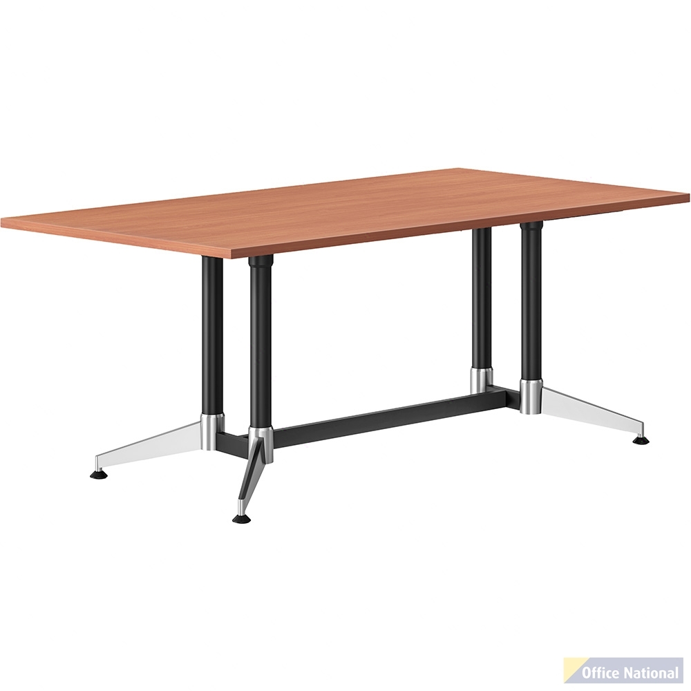 RAPIDLINE TYPHOON MEETING TABLE RECTANGLE 1800W X 750D MM CHERRY TOP