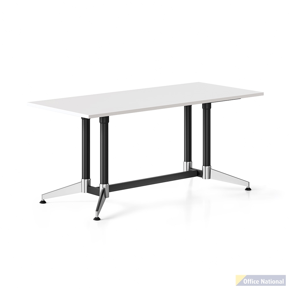 RAPIDLINE TYPHOON MEETING TABLE RECTANGLE 1800W X 750D MM NATURAL WHITE TOP