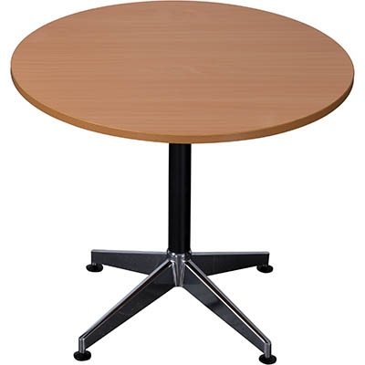 RAPIDLINE TYPHOON ROUND TABLE 900 X 750MM BEECH