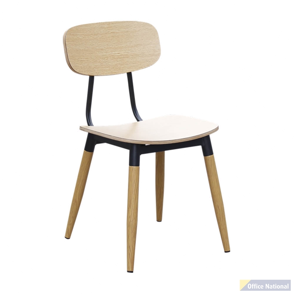 DURAFURN AUSTIN CHAIR PLY BACK AND SEAT 500 X 550 X 450MM NATURAL