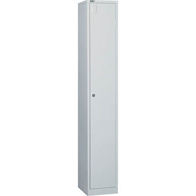 GO STEEL LOCKER SINGLE DOOR 1830 X 305 X 455MM WHITE
