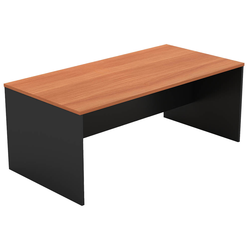 Om Desk 1200 X 600 X 720mm Cherry/charcoal