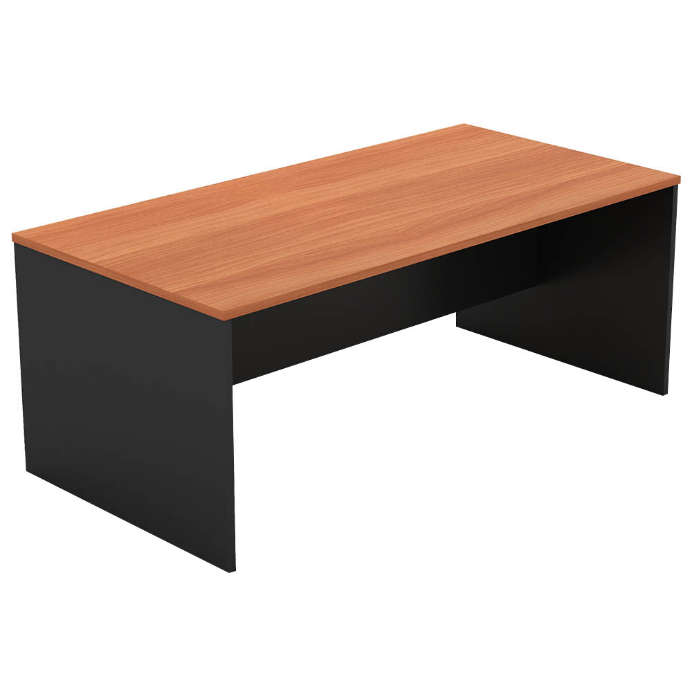 Om Desk 1200 X 750 X 720mm Cherry/charcoal