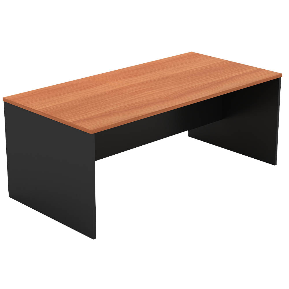 Om Desk 1500 X 750 X 720mm Cherry/charcoal