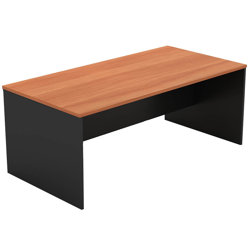 Om Desk 1500 X 900 X 720mm Cherry/charcoal