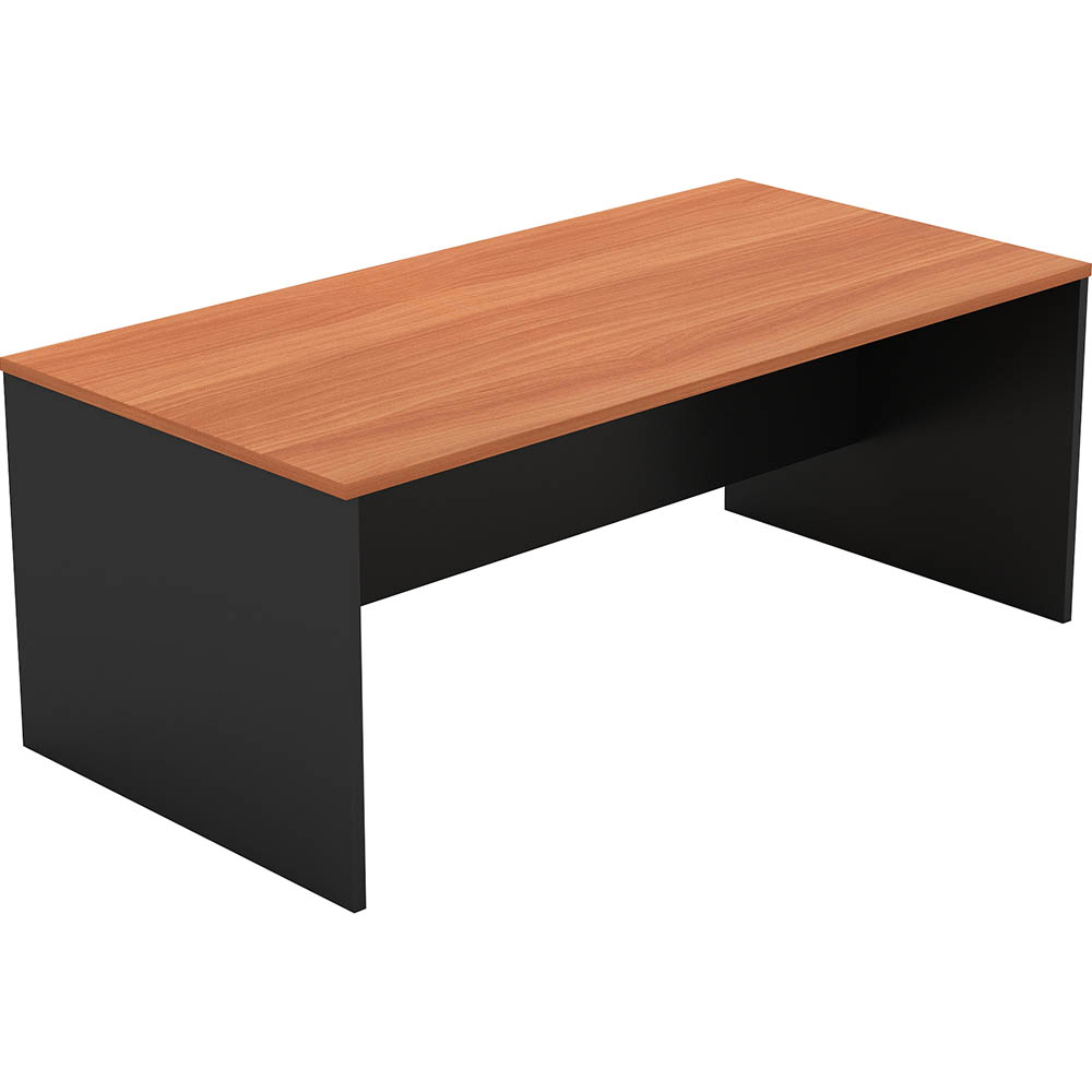 Om Desk 1800 X 900 X 720mm Cherry/charcoal