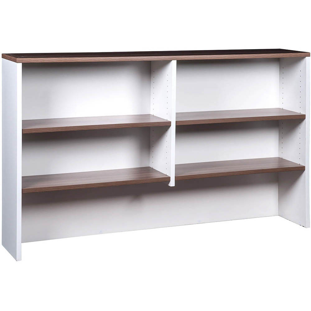 OM PREMIER OVERHEAD HUTCH 1800 X 325 X 1080MM CASNAN/WHITE