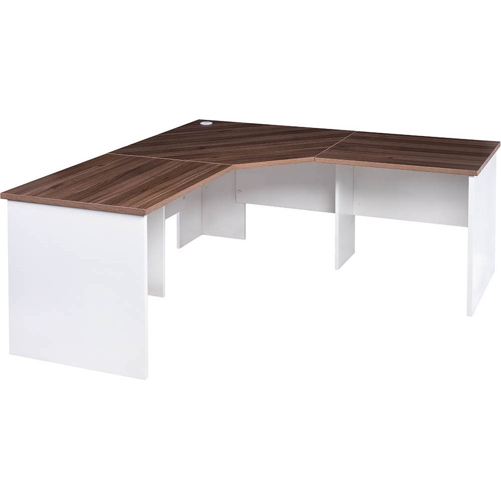 OM PREMIER CORNER WORKSTATION 3 PIECE 1800 X 1800 X 700 X 720MM CASNAN/WHITE