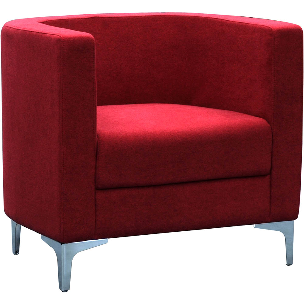 MIKO SINGLE SEATER SOFA CHAIR RED