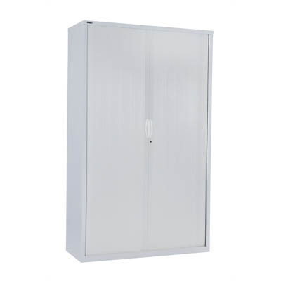 GO TAMBOUR DOOR CUPBOARD NO SHELVES 1981 X 900 X 473MM WHITE