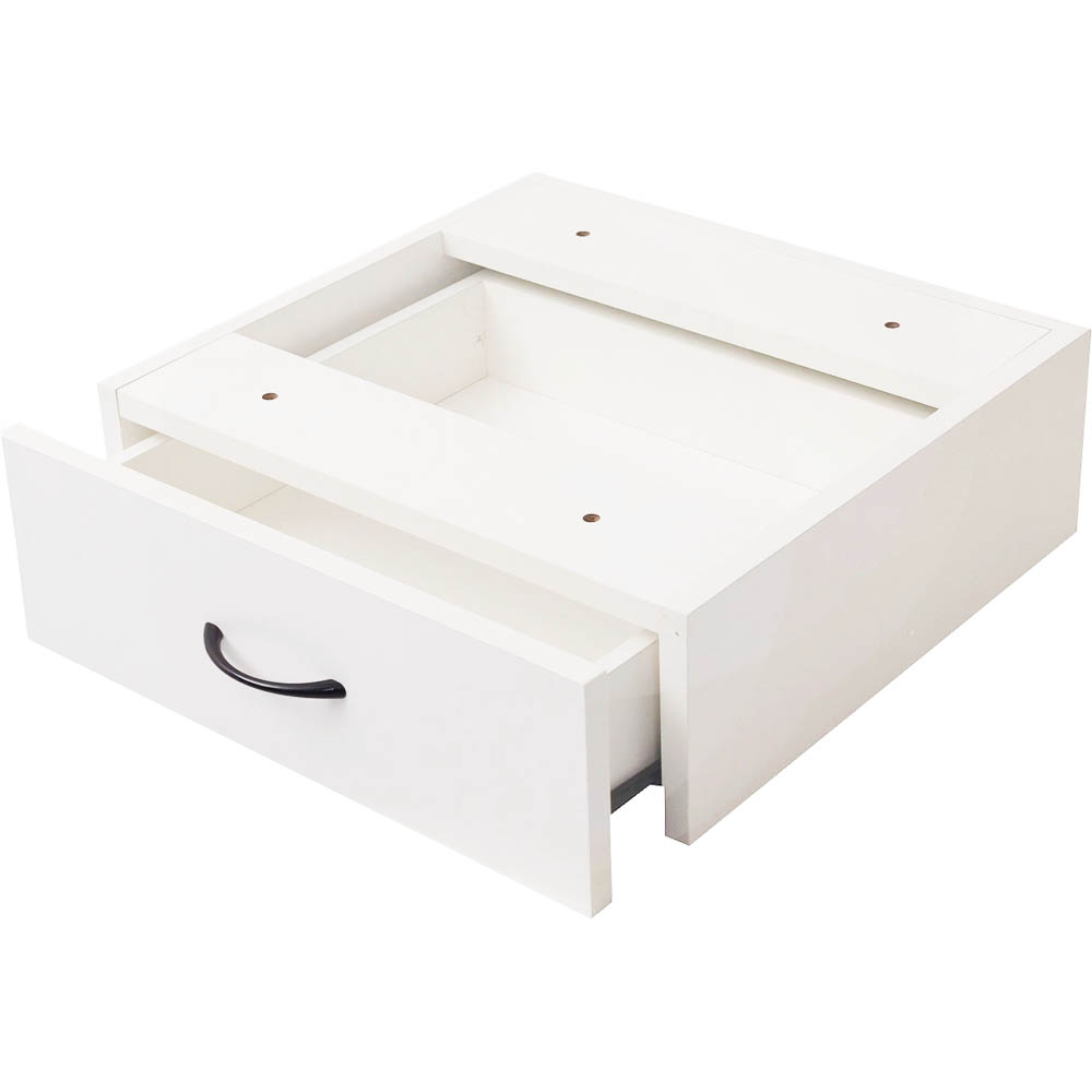 RAPID VIBE FIXED DESK PEDESTAL 1-DRAWER 465 X 447 X 152MM WHITE