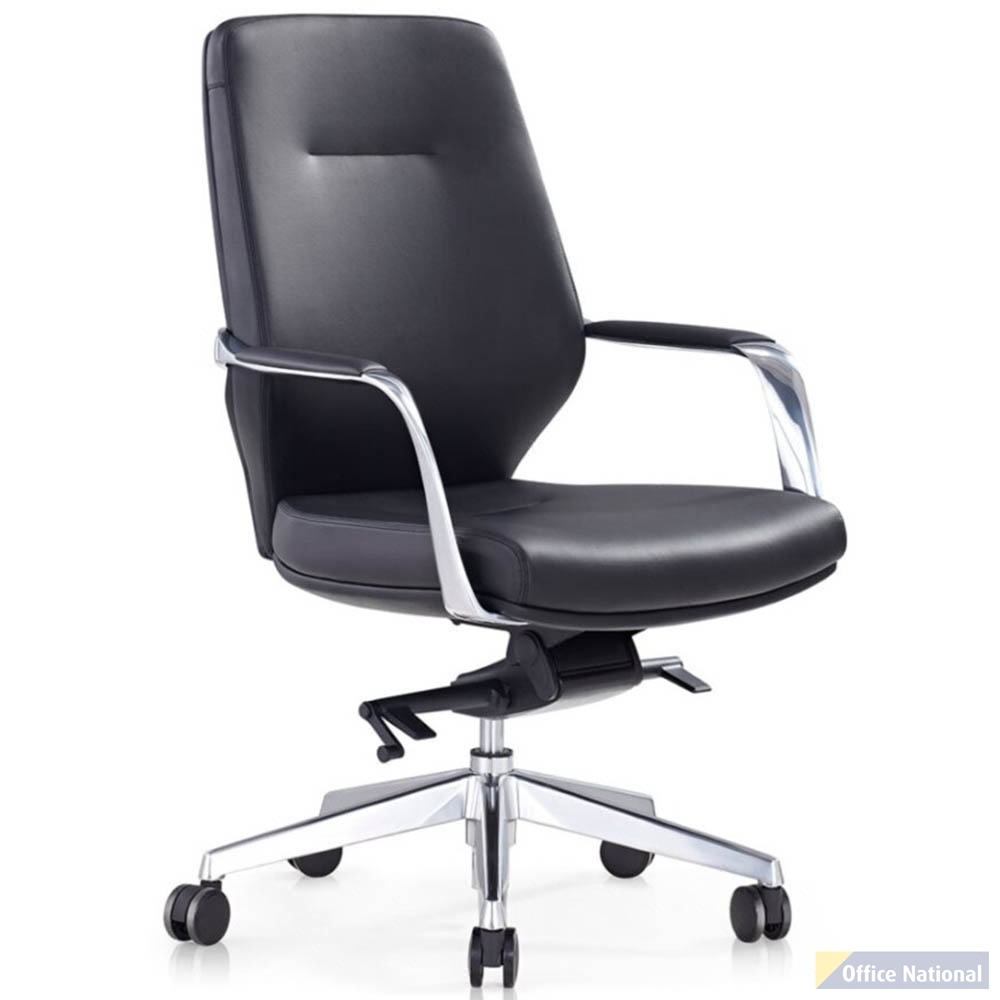 EXECUTIVE PORTFOLIO BRIGHTON CHAIR MEDIUM BACK PU LEATHER 510 X 520 X 1205MM