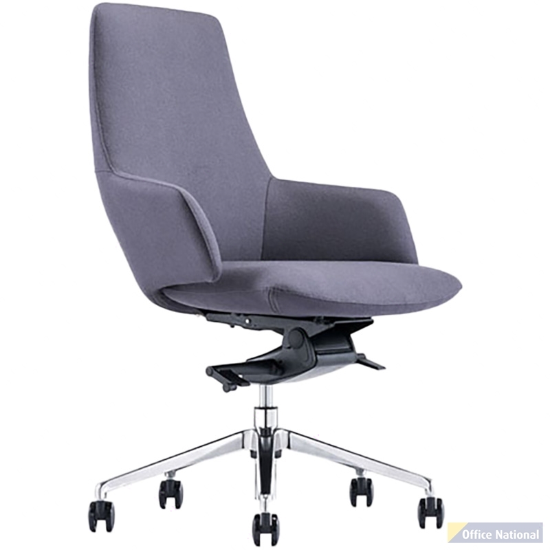 EXECUTIVE PORTFOLIO NEWPORT CHAIR MEDIUM BACK PU LEATHER 295 X 470 X 995MM