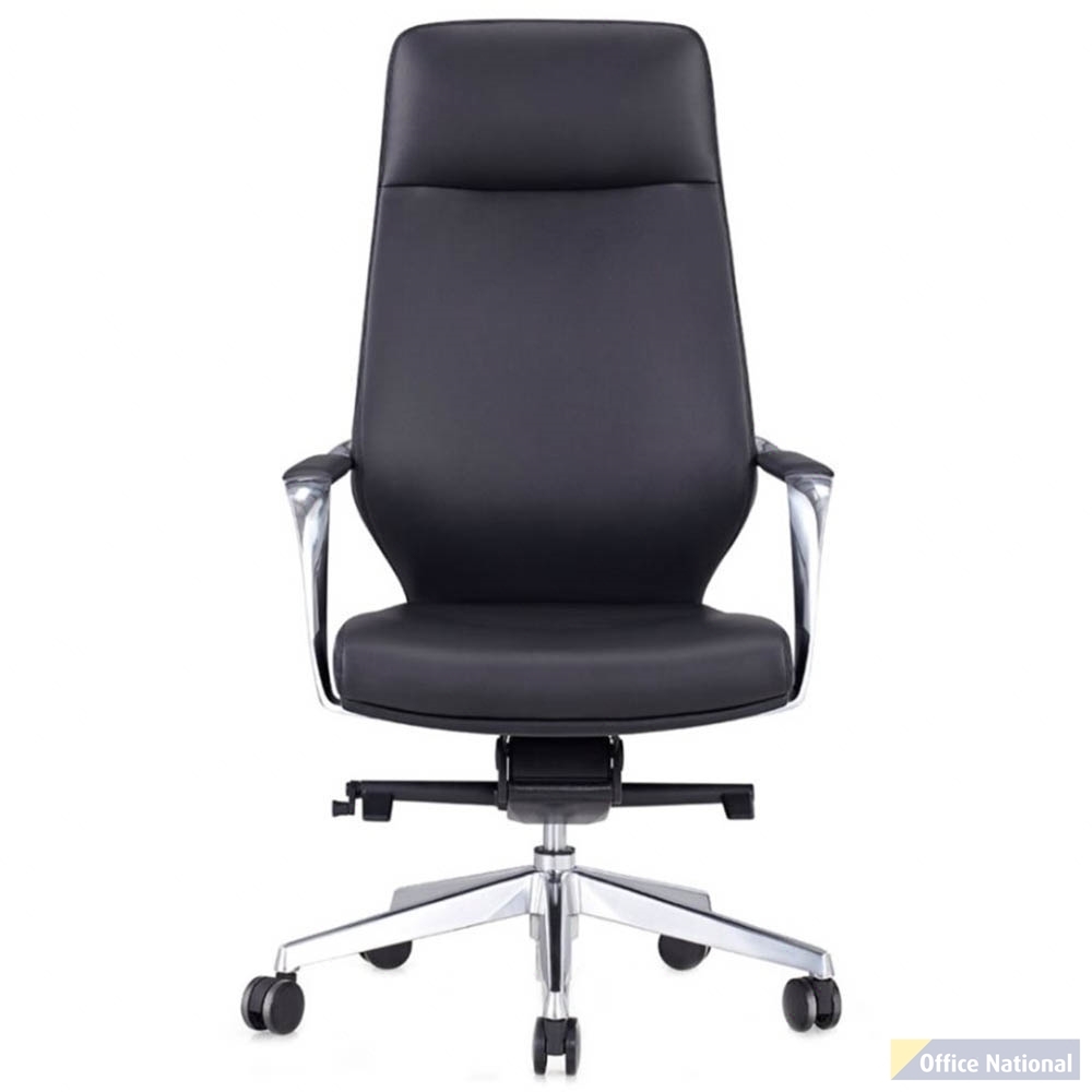 EXECUTIVE PORTFOLIO BRIGHTON CHAIR HIGH BACK PU LEATHER 510 X 520 X 1205MM BLACK