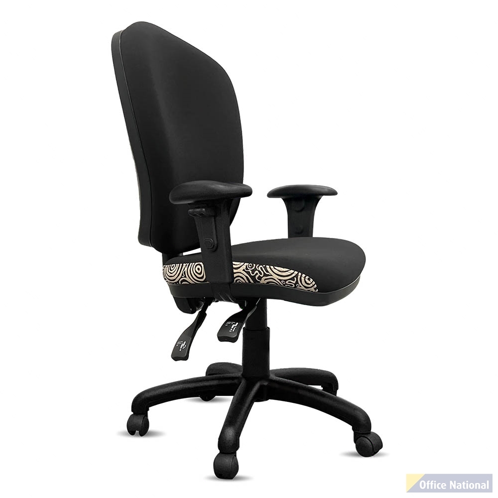 ORANGE DUST ALICE CHAIR HIGH BACK 510 X 490 X 960MM