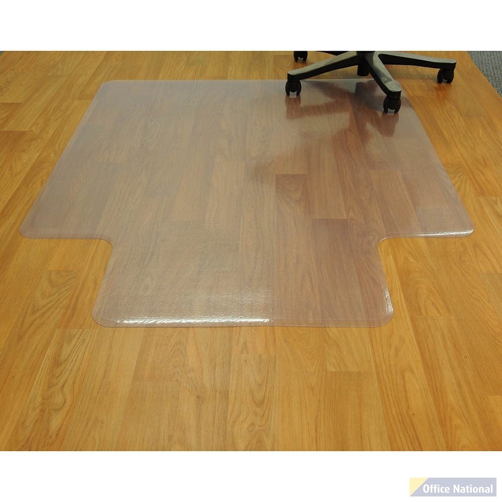ANCHORMAT CHAIRMAT PVC KEYHOLE HARDFLOOR 1150 X 1350MM CLEAR