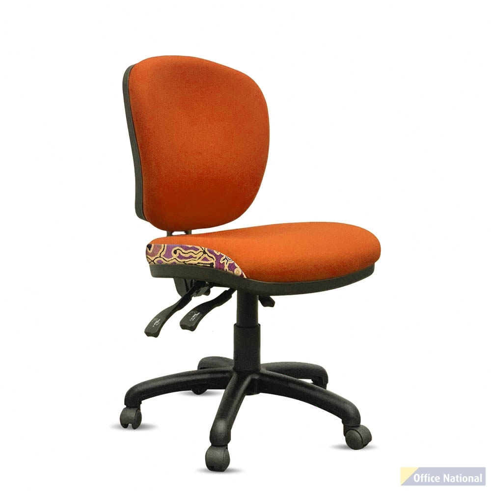 ORANGE DUST ALICE OFFICE CHAIR SPECTRUM MEDIUM BACK GOLDEN ORANGE