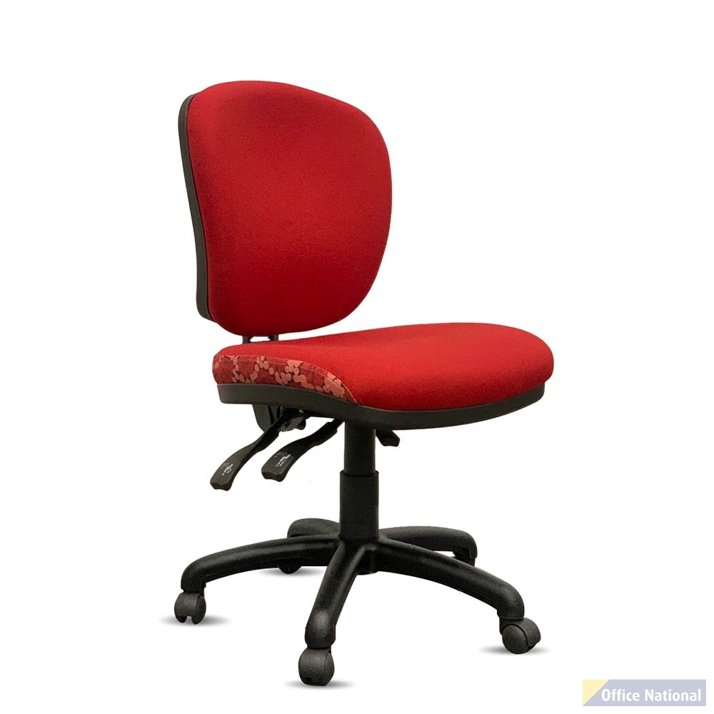 ORANGE DUST ALICE OFFICE CHAIR SPECTRUM MEDIUM BACK RED OCHRE