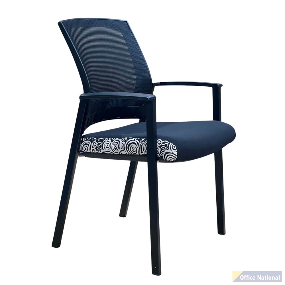 ORANGE DUST DARWIN VISITOR CHAIR 505 X 450 X 875MM