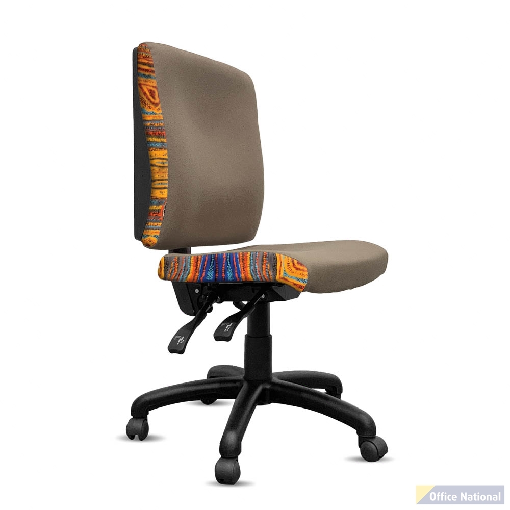 ORANGE DUST KATHERINE OFFICE CHAIR SPECTRUM MEDIUM BACK MIST GREY