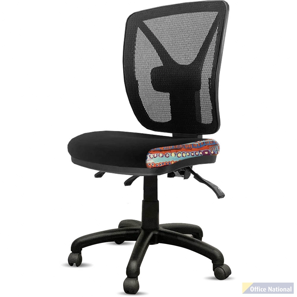 ORANGE DUST KIMBERLEY CHAIR MESH BACK OPAL BLACK
