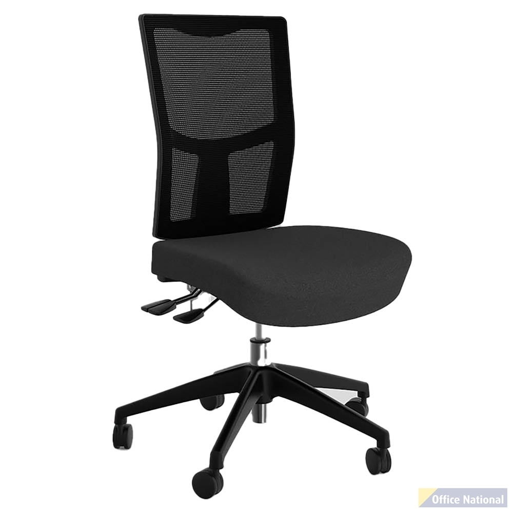 OLG URBAN MESH CHAIR WITH MOTION FELT FABRIC SEAT CHARCOAL NYLON BASE