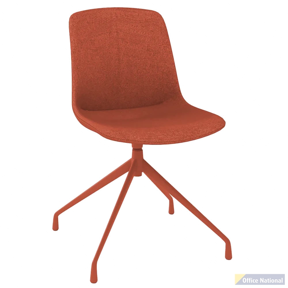OLG VISTA PIVOT CHAIR WITH 4-POINT FULLY UPHOLSTERED RUST