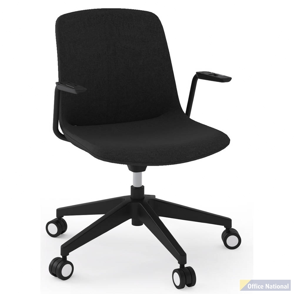 OLG VISTA SWIVEL CHAIR WITH ARMS FULLY UPHOLSTERED