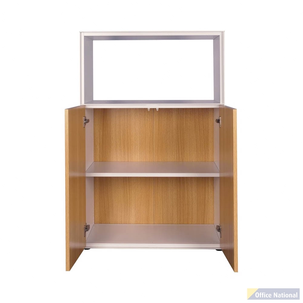 STEELCO 2 TIER 1 OPEN SHELF CABINET 1200 X 800 X 450MM