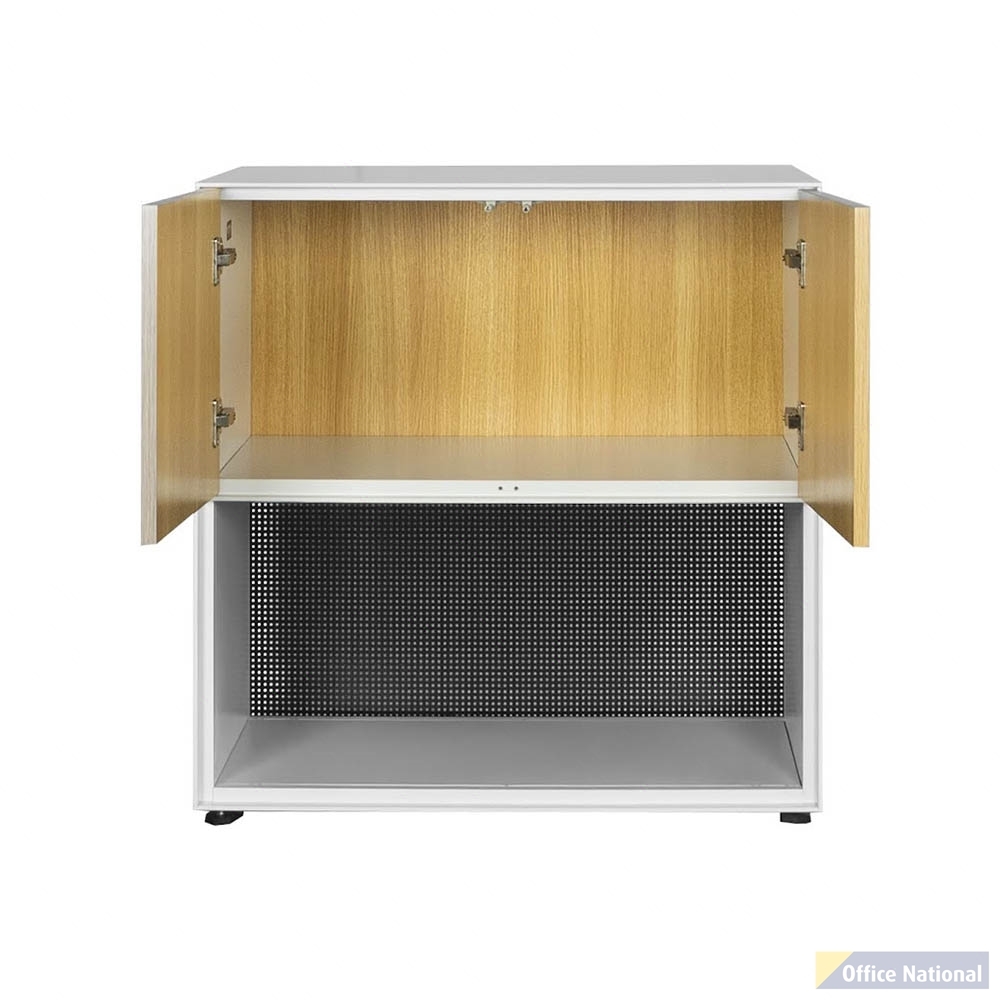 STEELCO 2 TIER 1 OPEN SHELF CABINET 800 X 800 X 450MM