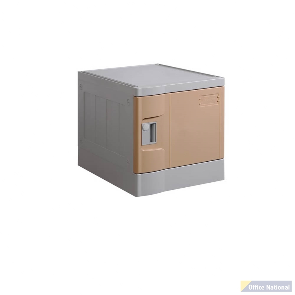 STEELCO ABS PLASTIC LOCKER 1 DOOR SIXTH HEIGHT 390 X 380 X 500MM