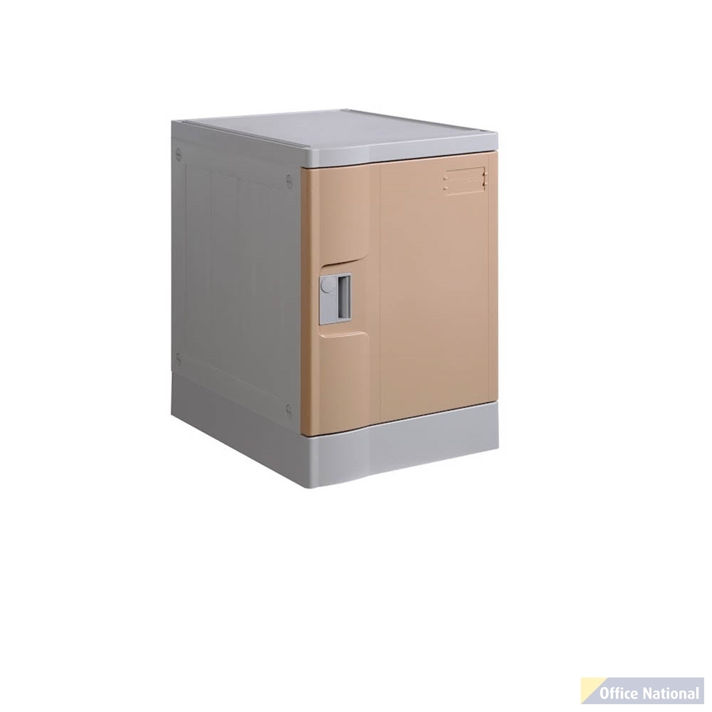 STEELCO ABS PLASTIC LOCKER 1 DOOR QUARTER HEIGHT 545 X 380 X 500MM