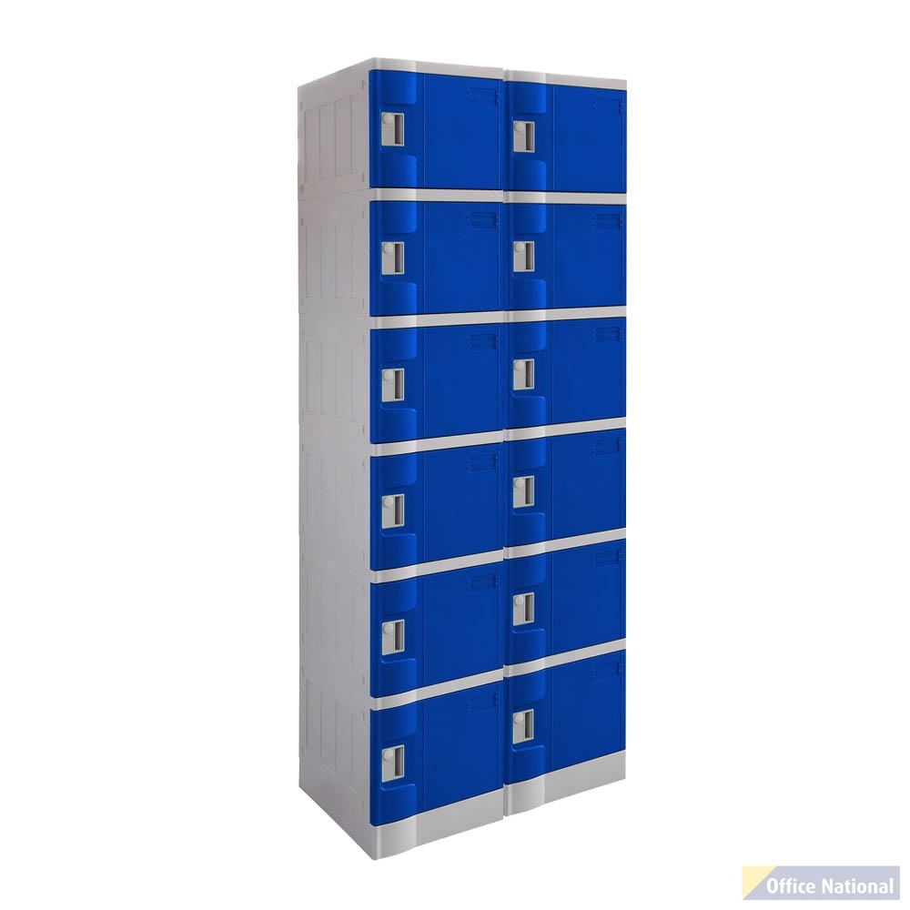 STEELCO ABS PLASTIC LOCKER 6 DOOR