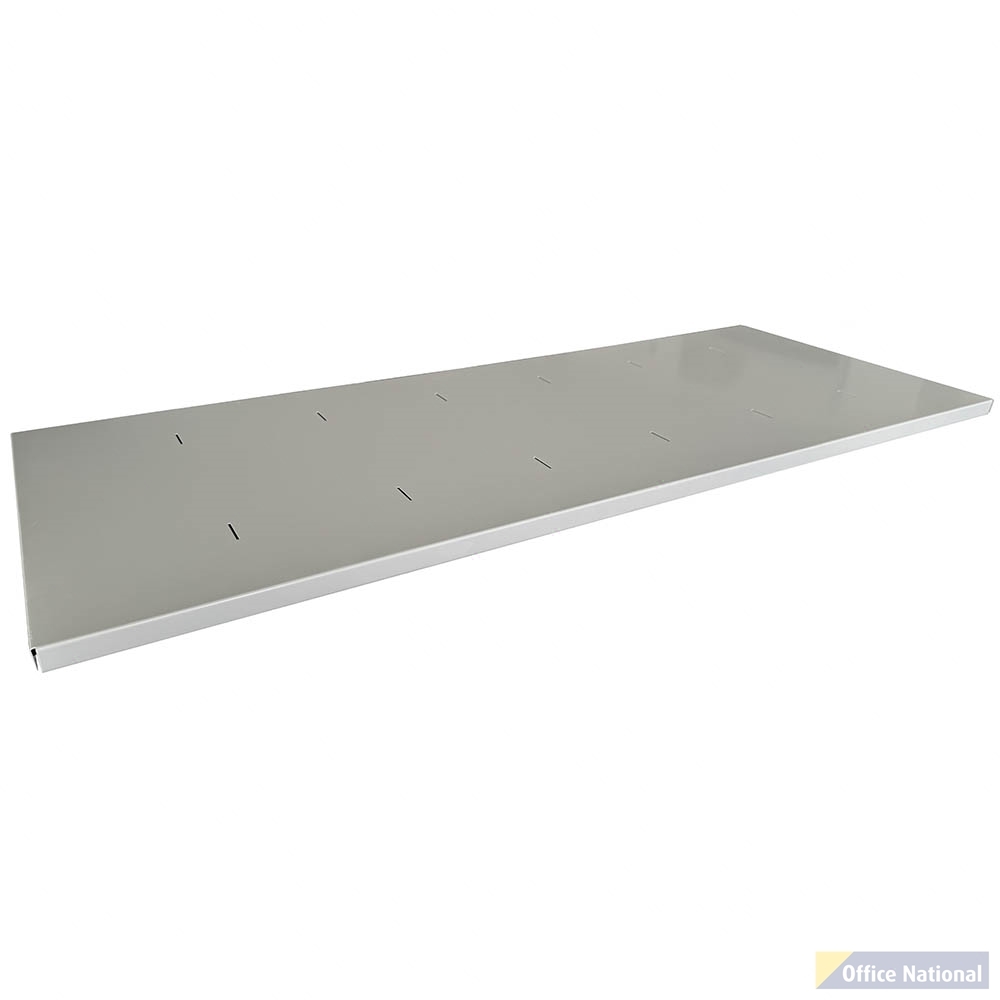 STEELCO TAMBOUR SHELVES 1200 X 463MM SILVER GREY