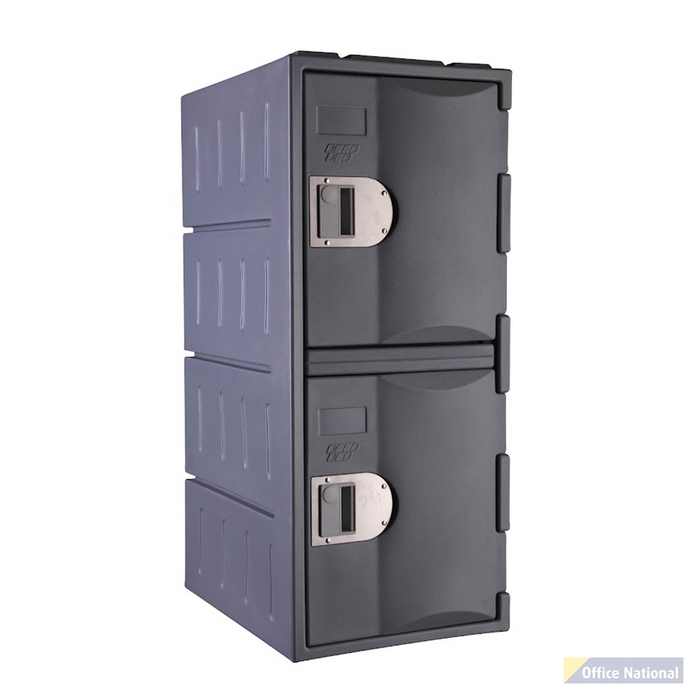 STEELCO HEAVY DUTY HDPE LOCKER 2 TIER