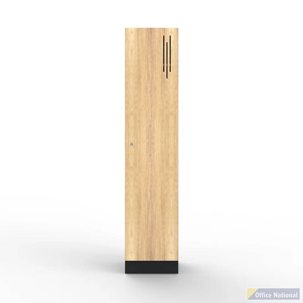 STEELCO LAMINATE LOCKER 1 DOOR 1850 X 400 X 500MM NATURAL OAK