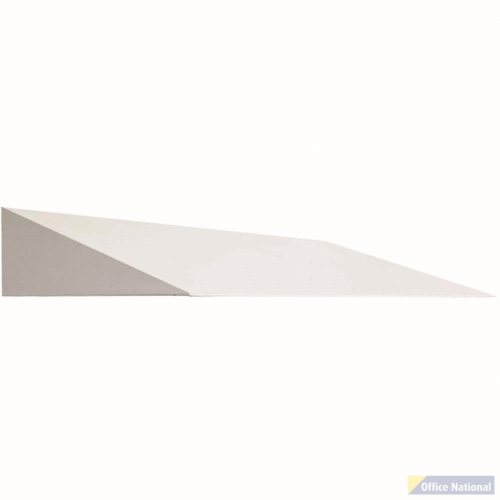 STEELCO STORAGE CABINET SLOPING TOP 915MM WHITE