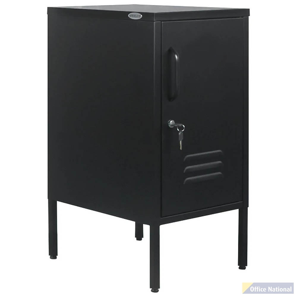 STEELCO MINI LOCKER 720 X 350 X 460MM BLACK SATIN